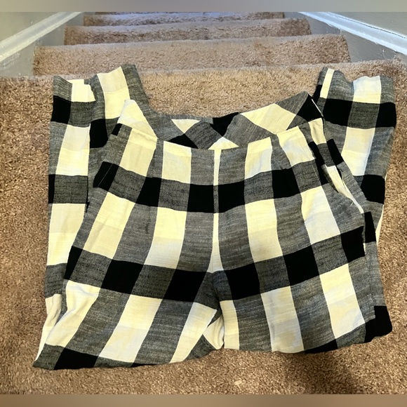 Free People Clear Skies Pant - Checkered Pattern - Picture 6 of 7